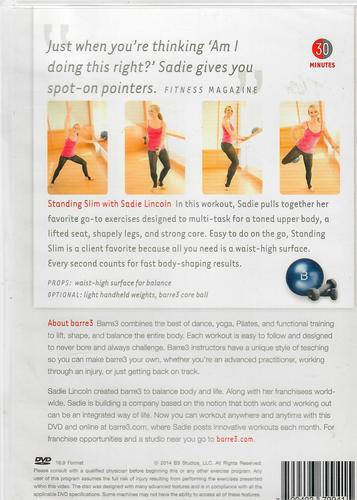 Barre3 Standing Slim with Sadie Lincoln DVD