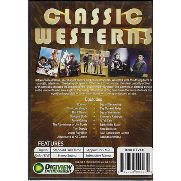 Classic Westerns Bonanza The Lone Ranger DVD