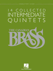 14 Collected Intermediate Quintets Brass Quintet Conductor's Score