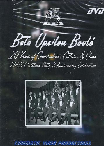 Beta Upsilon Boule 20 Years of Camaraderie, Culture, & Class DVD