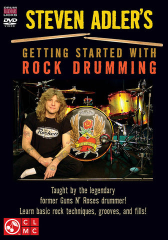 Steven Adler's Getting Started with Rock Drumming DVD