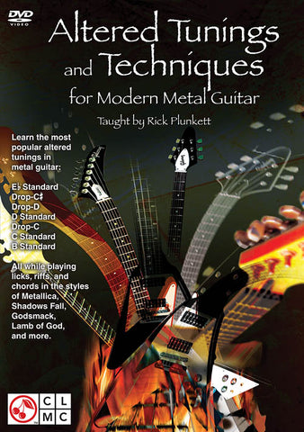 Altered Tunings and Techniques for Modern Metal Guitar DVD
