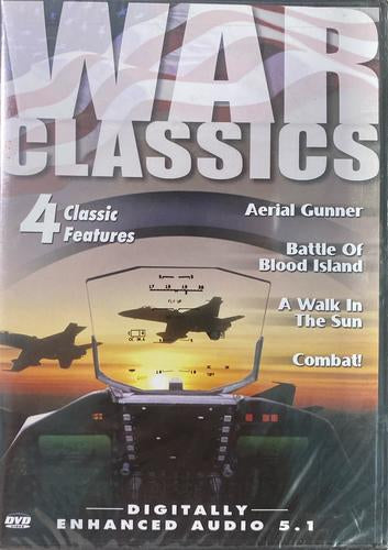 War Classics Aerial Gunner/Battle of Blood Island/A Walk in the Sun/Combat! DVD