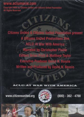 ACLU: At War With America DVD