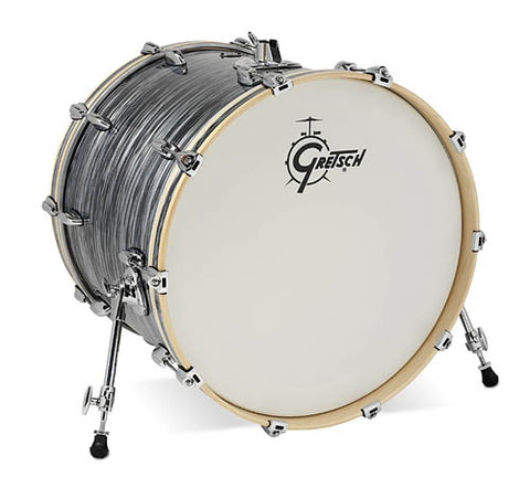 Gretsch Renown 18x22 Bass Drum Silver Oyster Pearl