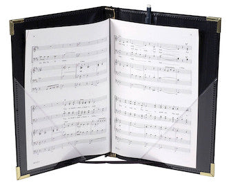 Premium Choral Folder 7-3/4 x 11; Elastic Stays