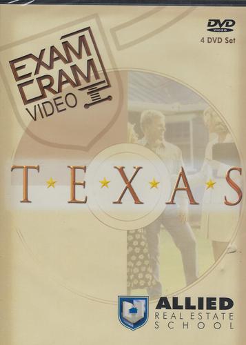 Exam Cram Video Texas Allied Real Estate School [4-Disc Set] DVD