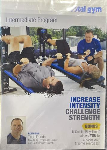 Total Gym Intermediate Program Increase Intensity/Challenge Strength DVD
