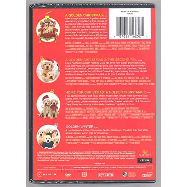 A Golden Christmas 4 Movie Collection DVD