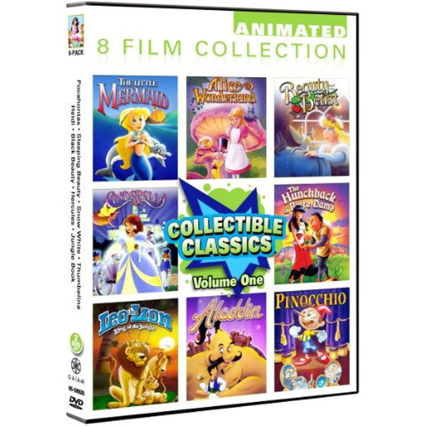 Animated Classics 8 Pack Volume 1 The Little Mermaid DVD