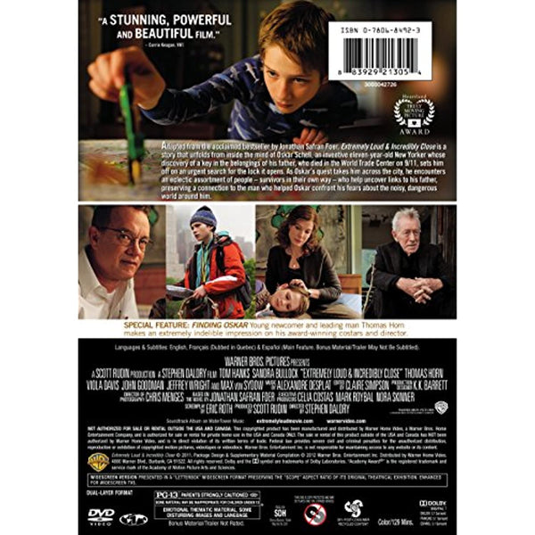 Extremely Loud & Incredibly Close DVD