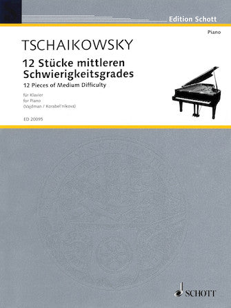 12 Pieces of Medium Difficulty Piano Solo