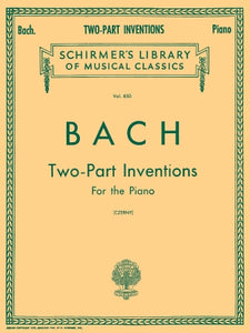 15 Two-Part Inventions 15 Two-Part Inventions (Czerny) Schirmer Library of Class