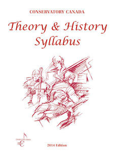 Theory Syllabus Conservatory Canada