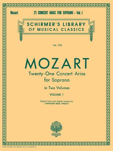 21 Concert Arias for Soprano - Volume I Schirmer Library of Classics Volume 1751